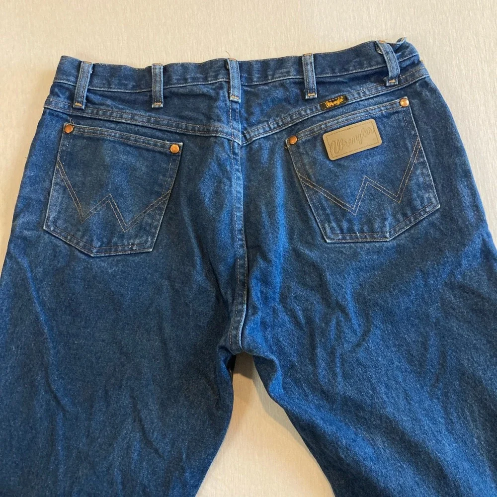 Wrangler Jeans Men 36x30 (Fit 35x29) Cowboy Cut Relaxed Denim 1013MWZPW Straight